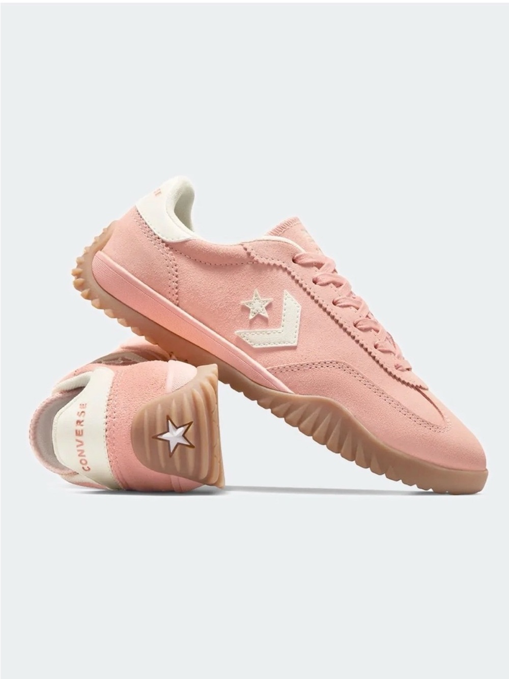 Converse Run Star Low Top Flamingo Fade Suede Unisex Sneakers W 8 M 6.5 NEW
